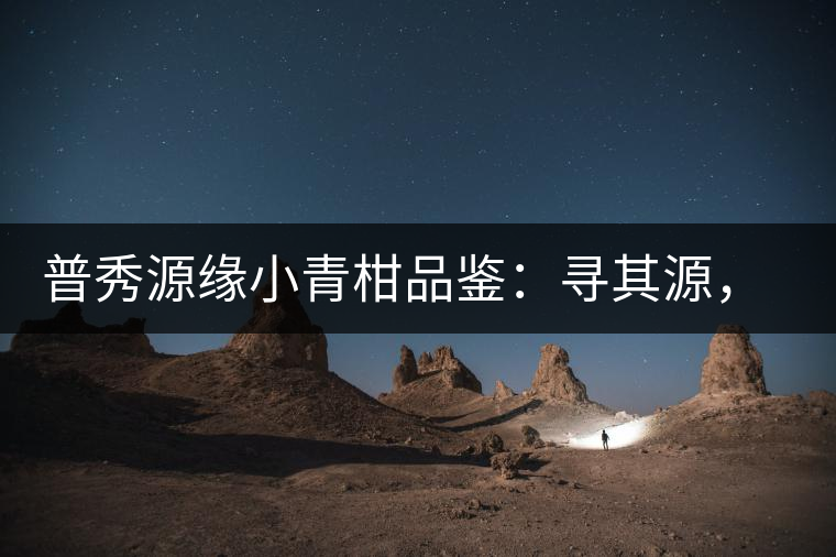 普秀源緣小青柑品鑒：尋其源，續(xù)柑與茶的美好緣分