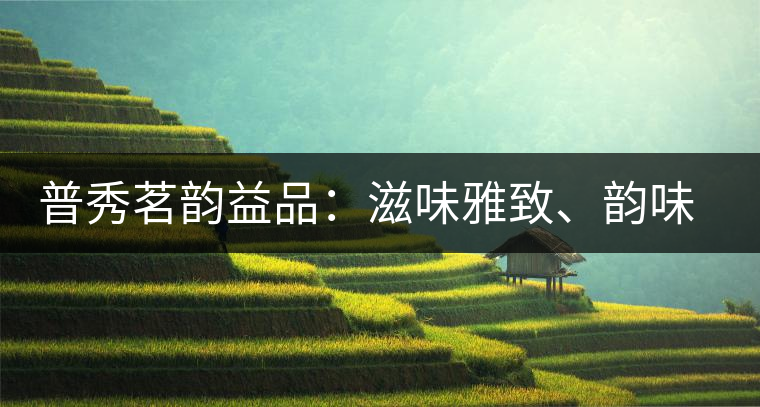 普秀茗韻益品：滋味雅致、韻味悠然