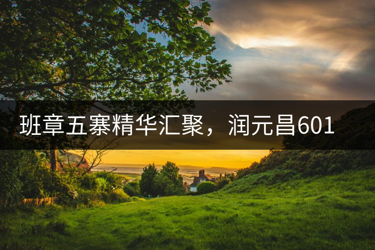 班章五寨精華匯聚，潤元昌601班章之春震撼來襲