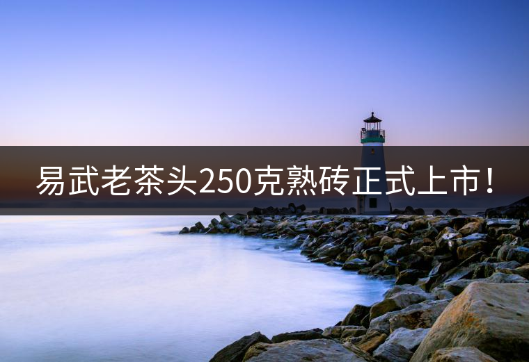 易武老茶頭250克熟磚正式上市！