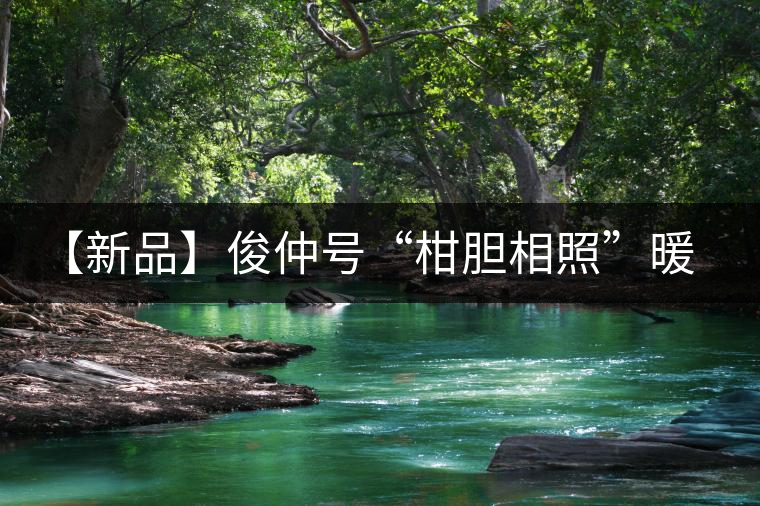 【新品】俊仲號“柑膽相照”暖心來襲！