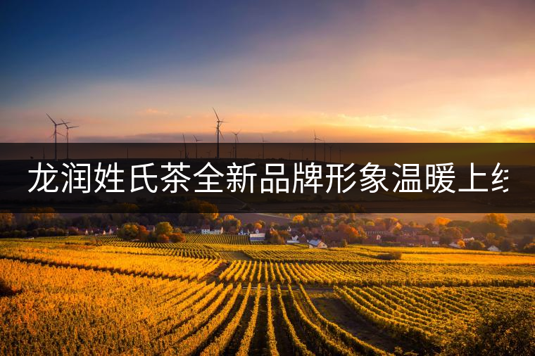 龍潤姓氏茶全新品牌形象溫暖上線！