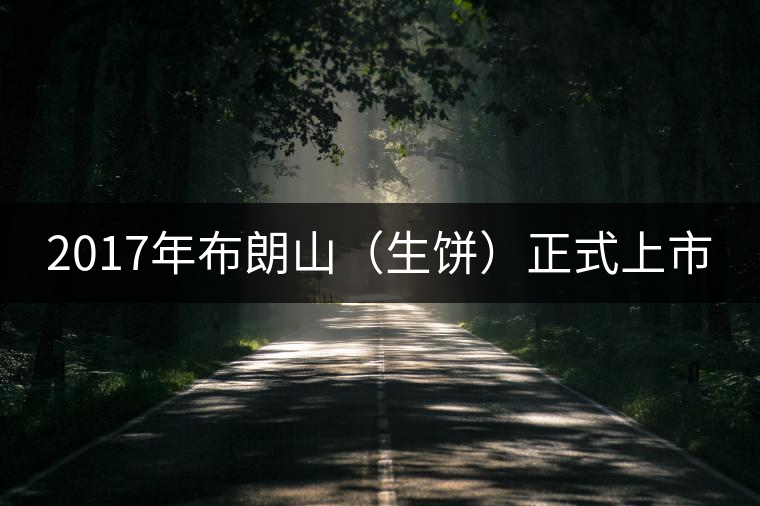 2017年布朗山(生餅)正式上市 2017年布朗山(生餅)正式上市