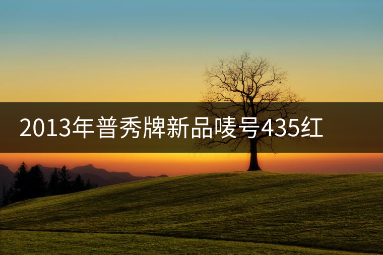 2013年普秀牌新品嘜號(hào)435紅絲帶青餅上市 2013年普秀牌新品嘜號(hào)435紅絲帶青餅上市