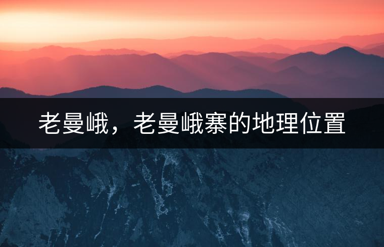 老曼峨，老曼峨寨的地理位置
