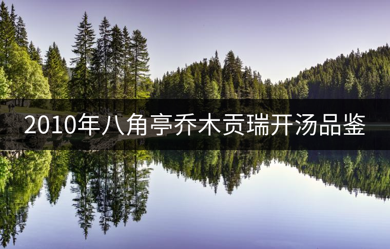 2010年八角亭喬木貢瑞開(kāi)湯品鑒 2010年八角亭喬木貢瑞開(kāi)湯品鑒