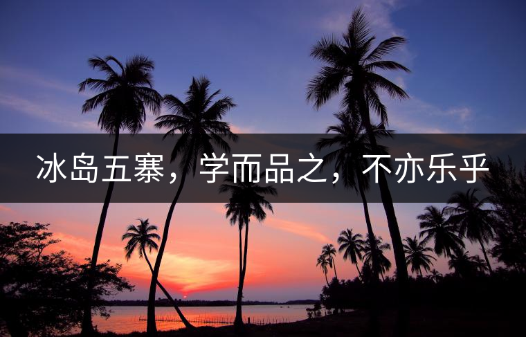 冰島五寨，學(xué)而品之，不亦樂乎