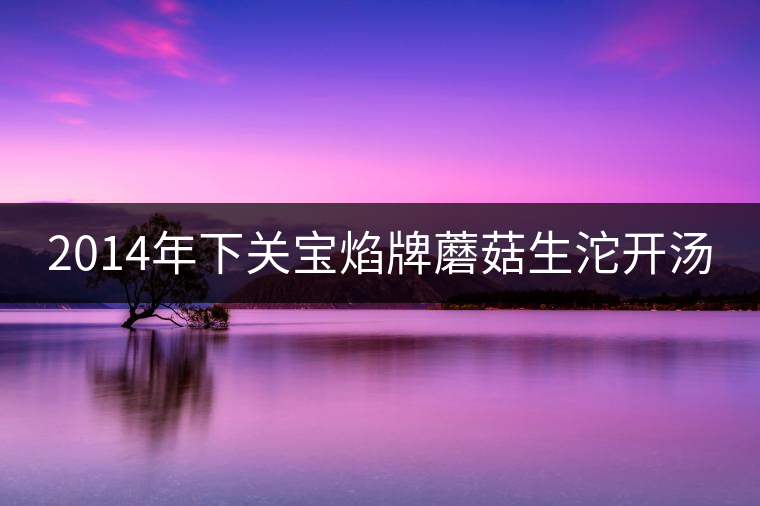 2014年下關(guān)寶焰牌蘑菇生沱開(kāi)湯 2014年下關(guān)寶焰牌蘑菇生沱開(kāi)湯