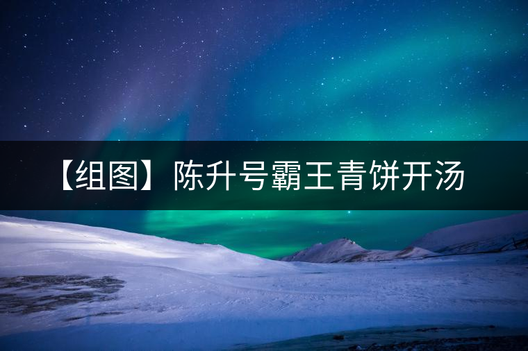 【組圖】陳升號(hào)霸王青餅開湯