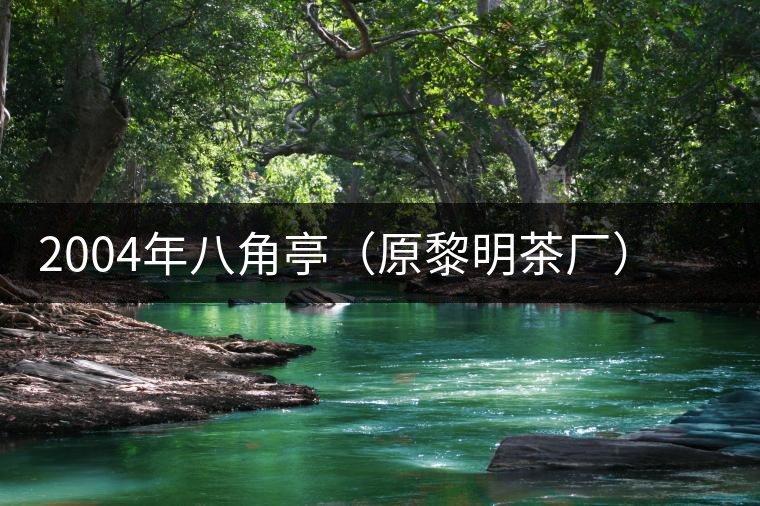 2004年八角亭（原黎明茶廠）班章喬木古茶開(kāi)湯