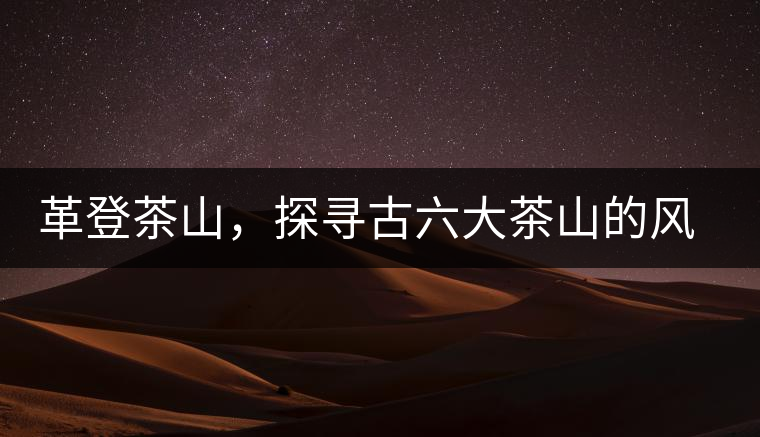 革登茶山，探尋古六大茶山的風(fēng)采