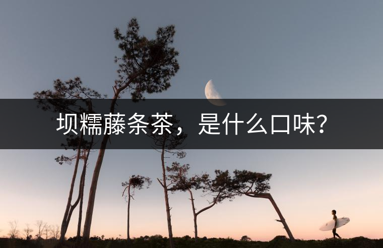 壩糯藤條茶，是什么口味？
