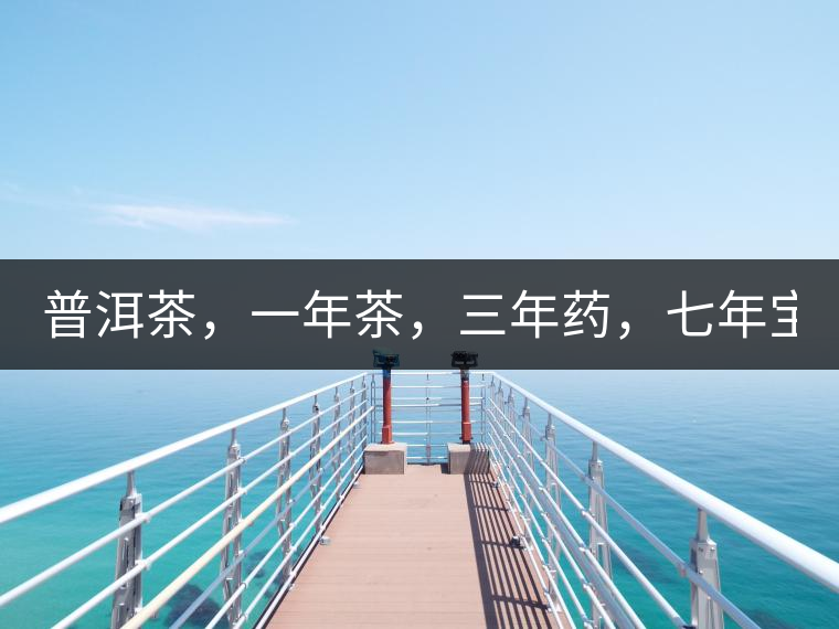 普洱茶，一年茶，三年藥，七年寶2020年為自己存點好茶