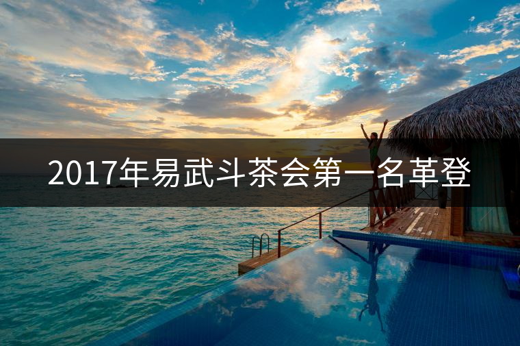 2017年易武斗茶會第一名革登 2017年易武斗茶會第一名革登