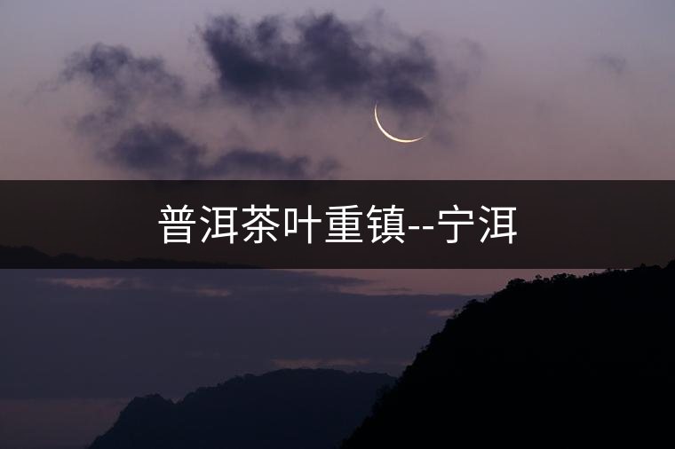 普洱茶葉重鎮(zhèn)--寧洱