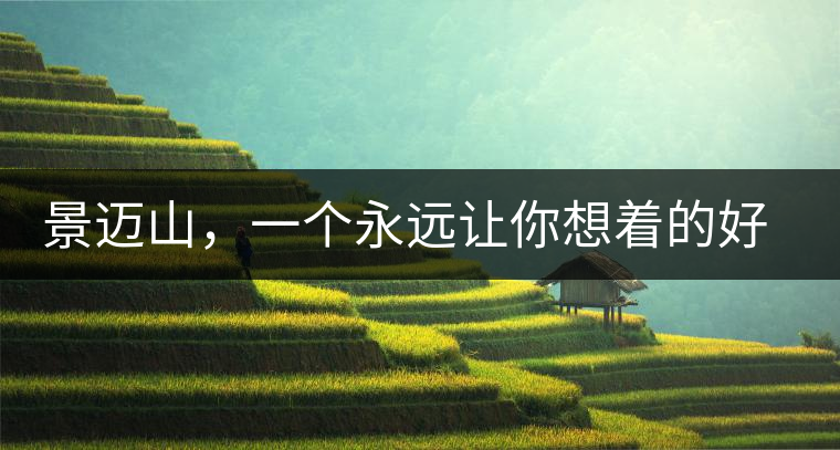 景邁山，一個(gè)永遠(yuǎn)讓你想著的好地方