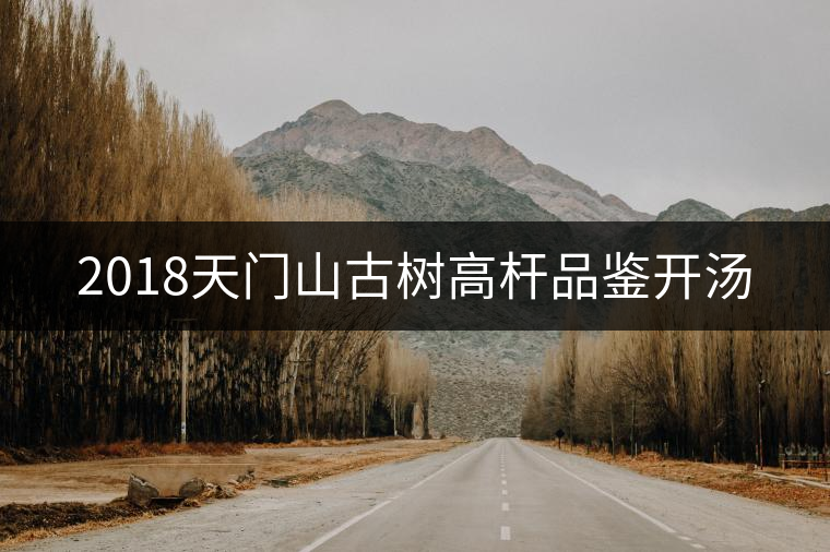 2018天門(mén)山古樹(shù)高桿品鑒開(kāi)湯 2018天門(mén)山古樹(shù)高桿品鑒開(kāi)湯
