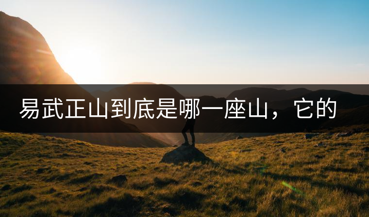 易武正山到底是哪一座山，它的含義你了解嗎？