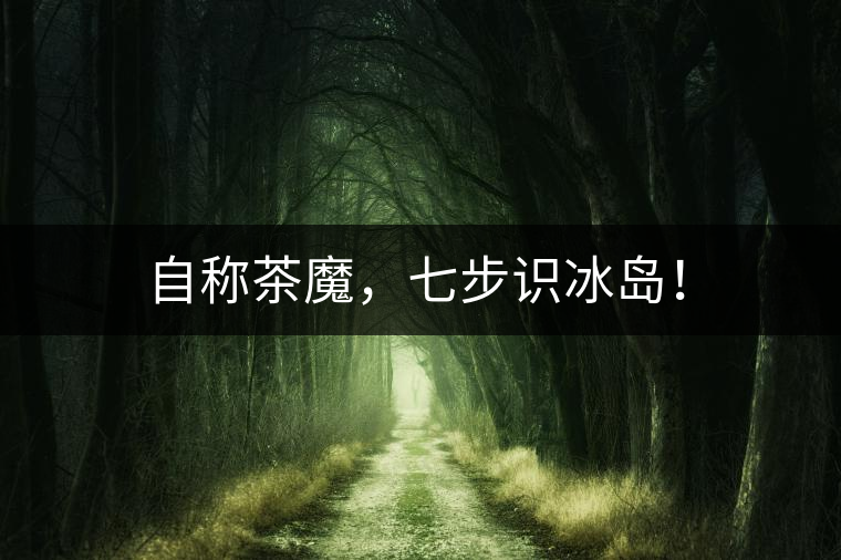 自稱茶魔，七步識冰島！