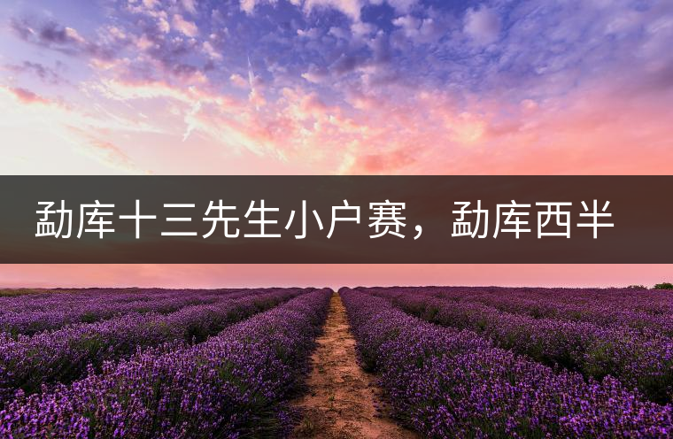 勐庫(kù)十三先生小戶賽，勐庫(kù)西半山的名寨