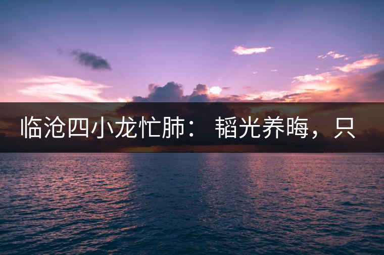 臨滄四小龍忙肺： 韜光養(yǎng)晦，只為綻放！