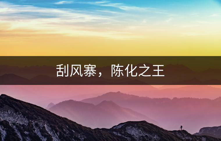 刮風(fēng)寨，陳化之王