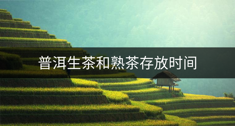 普洱生茶和熟茶存放時間 普洱生茶和熟茶存放時間