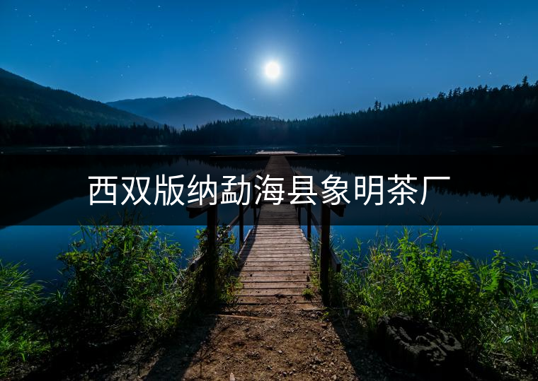 西雙版納勐?？h象明茶廠