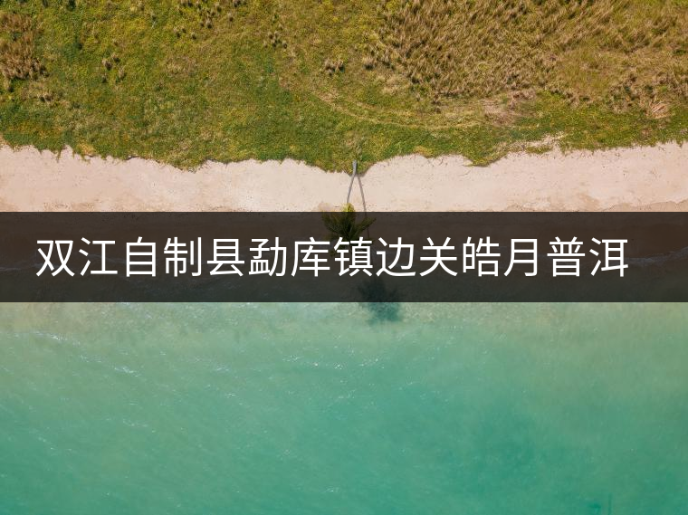 雙江自制縣勐庫鎮(zhèn)邊關(guān)皓月普洱茶茶廠簡介 雙江自制縣勐庫鎮(zhèn)邊關(guān)皓月普洱茶茶廠簡介