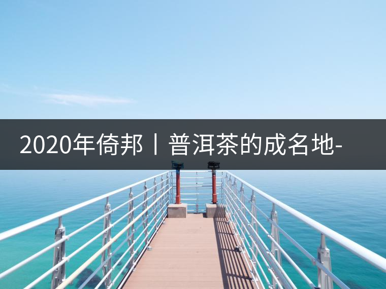2020年倚邦丨普洱茶的成名地-易武中聘號 2020年倚邦丨普洱茶的成名地-易武中聘號