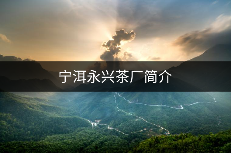 寧洱永興茶廠簡(jiǎn)介