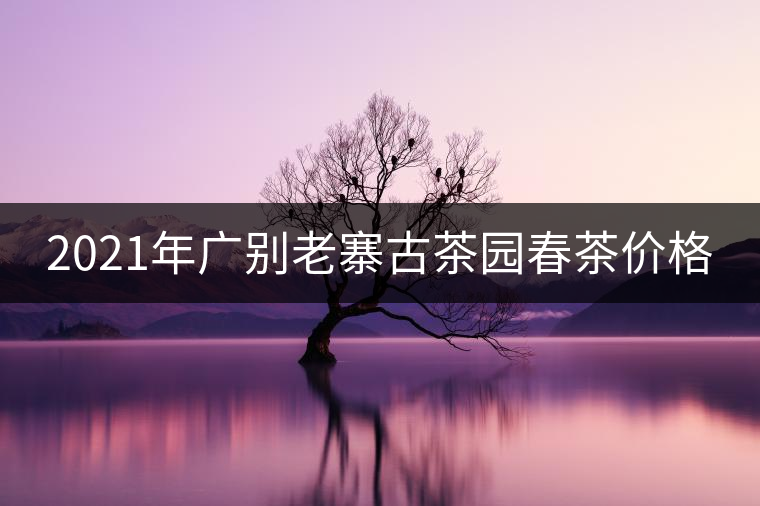 2021年廣別老寨古茶園春茶價格 2021年廣別老寨古茶園春茶價格