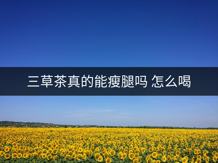 三草茶真的能瘦腿嗎 怎么喝