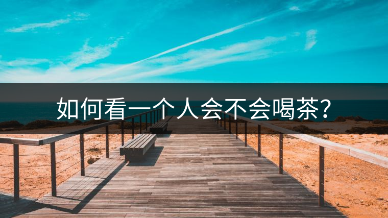 如何看一個(gè)人會(huì)不會(huì)喝茶？
