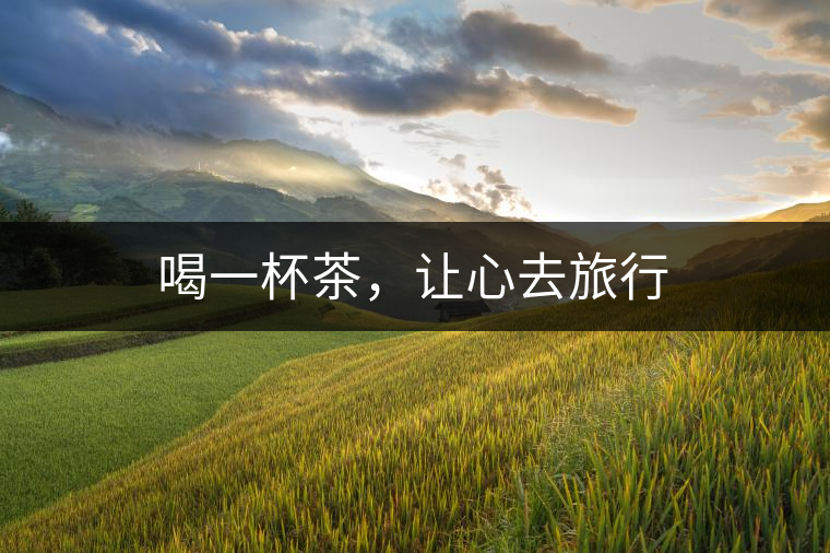 喝一杯茶，讓心去旅行