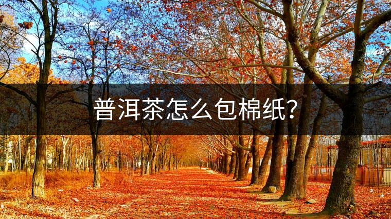 普洱茶怎么包棉紙？