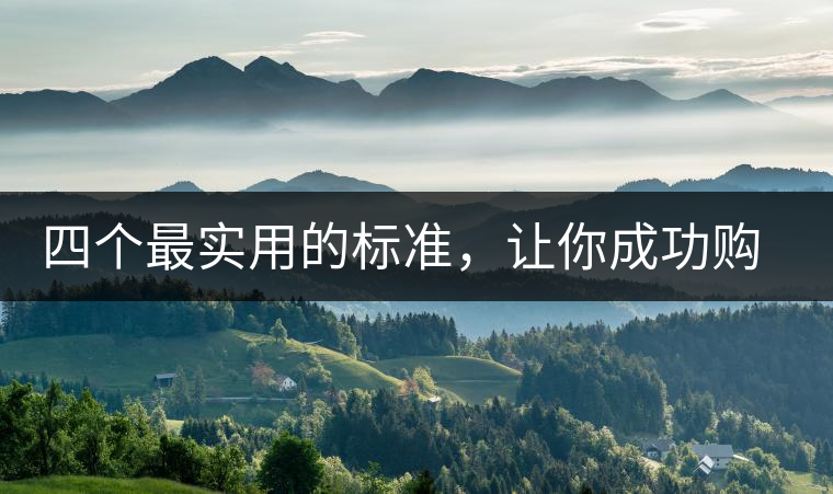 四個最實用的標準，讓你成功購選普洱茶