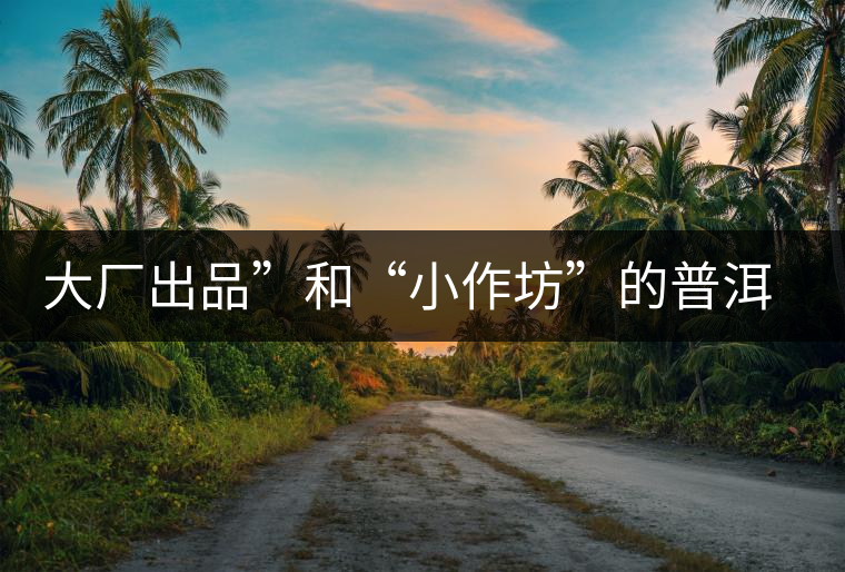 大廠出品”和“小作坊”的普洱茶，哪個更值得購買？