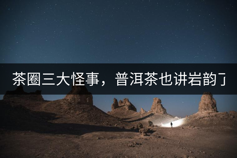 茶圈三大怪事，普洱茶也講巖韻了？