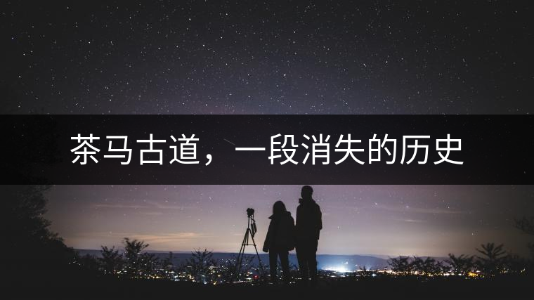 茶馬古道，一段消失的歷史