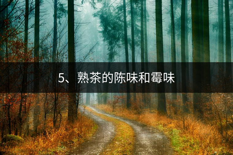 5、熟茶的陳味和霉味