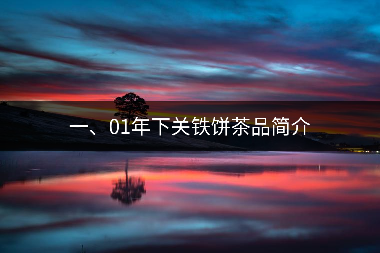 一、01年下關(guān)鐵餅茶品簡介