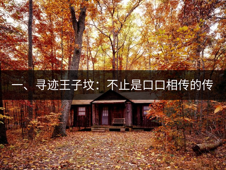 一、尋跡王子墳：不止是口口相傳的傳說，是刻在土地里的歷史