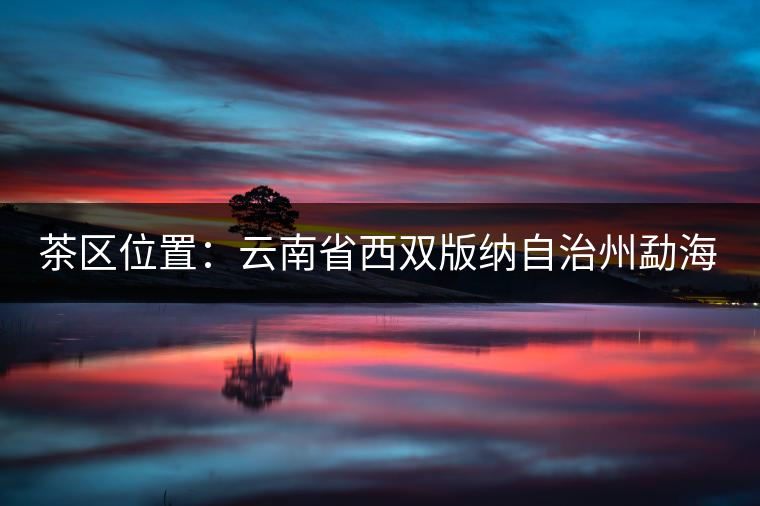 茶區(qū)位置：云南省西雙版納自治州勐?？h西部。